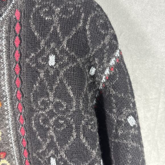 Mac Duff Sweater Woman's Medium Lined Full Zip Up Cardigan Shetland Wool Alpine - Picture 7 of 12